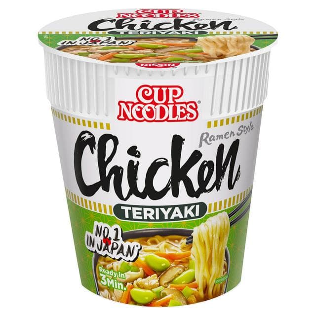 Nissin Cup Noodles Chicken Teriyaki Instant Ramen Style Pot 70g - gallery image 1