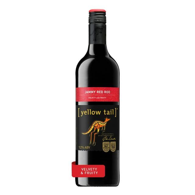 Yellow Tail Jammy Red Roo Wine 75cl - gallery image 1