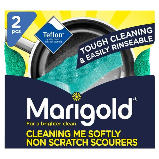 Marigold Cleaning Me Softly Non Scratch Scourers (2 pack) - gallery image 1