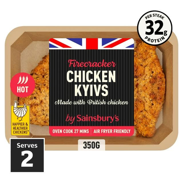 Sainsbury's Breaded Firecracker British Fresh Chicken Breast x2 350g - gallery image 1
