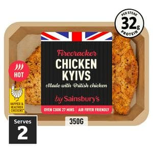 Sainsbury's Breaded Firecracker British Fresh Chicken Breast x2 350g