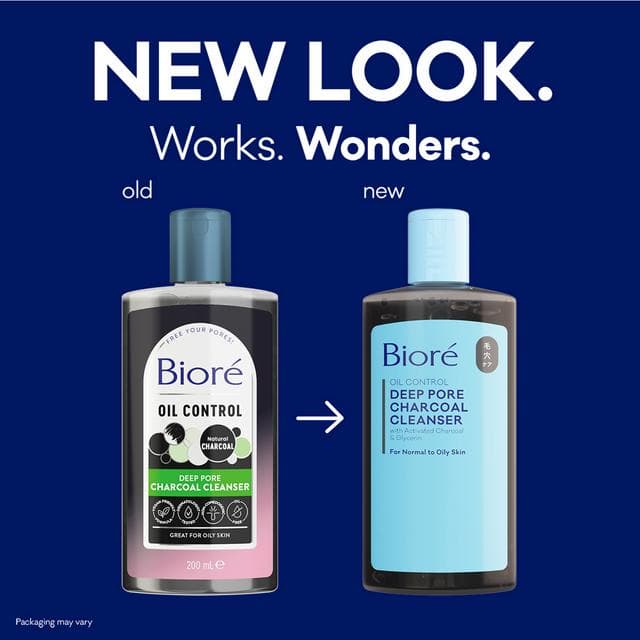 Bioré Deep Pore Charcoal Cleanser 200ml - gallery image 2
