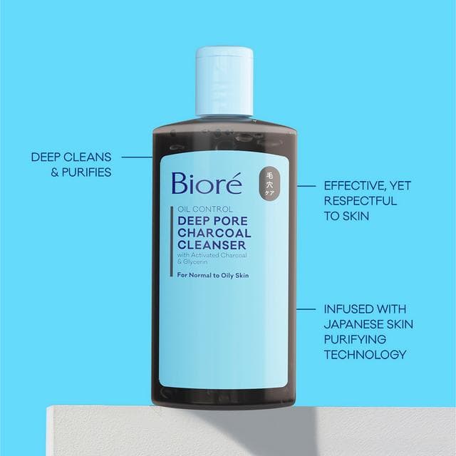 Bioré Deep Pore Charcoal Cleanser 200ml - gallery image 4