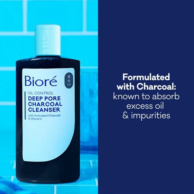 Bioré Deep Pore Charcoal Cleanser 200ml - gallery image 6