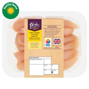 Sainsbury's (Approx. 240g) British Free Range Chicken Breast Mini Fillets, Taste the Difference