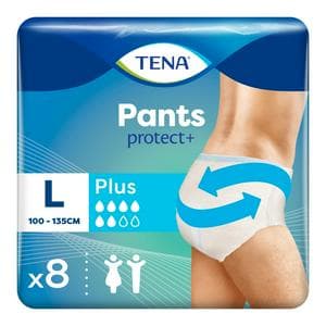 TENA Incontinence Pants Plus Large x8