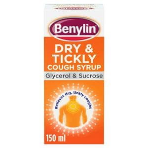 Benylin Dry & Tickly Cough Syrup for Adults & Children 150ml