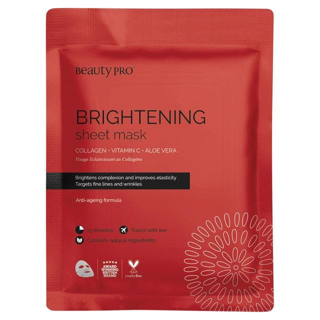BeautyPro Brightening Sheet Mask with Vitamin C 23g - gallery image 1