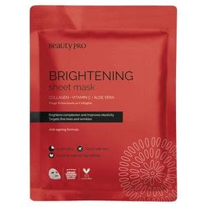 BeautyPro Brightening Sheet Mask with Vitamin C 23g