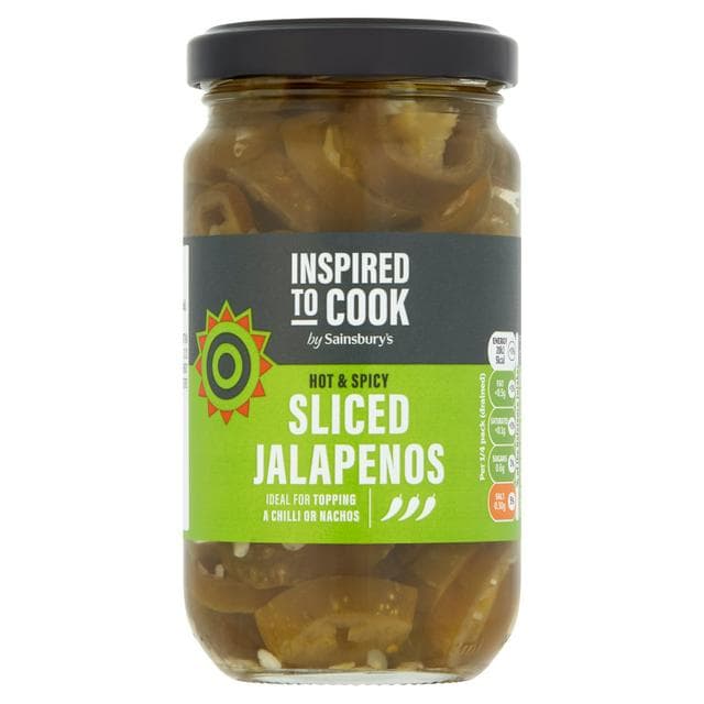 Sainsbury's Sliced Jalapenos, Inspired to Cook 200g (90g*) - gallery image 1
