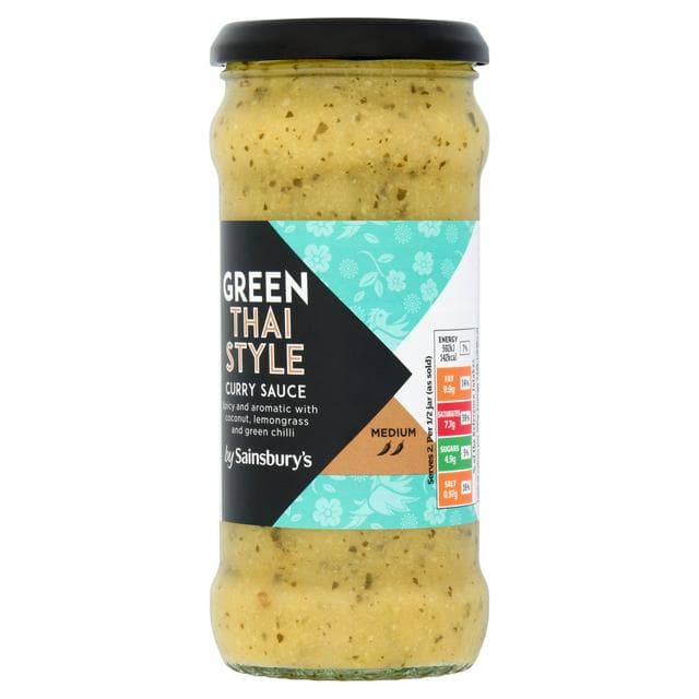 Sainsbury's Thai Green Curry Cooking Sauce 340g - gallery image 1