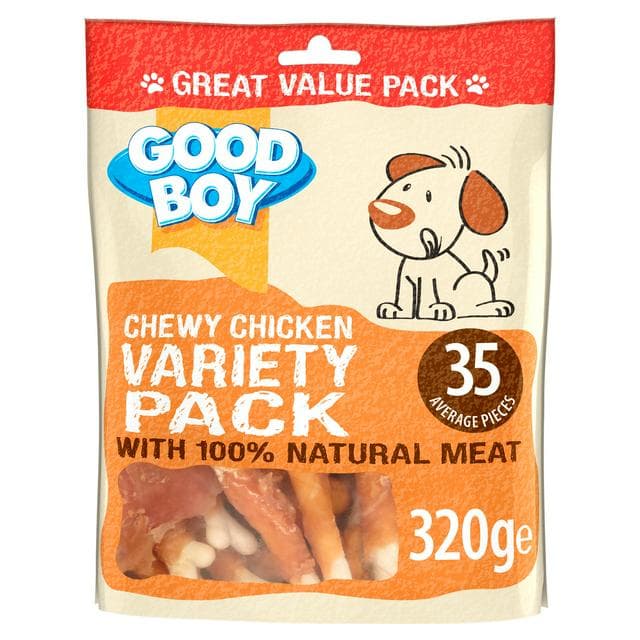 Good Boy Pawsley & Co Chewy Chicken Variety Pack Dog Treats 320g - gallery image 1