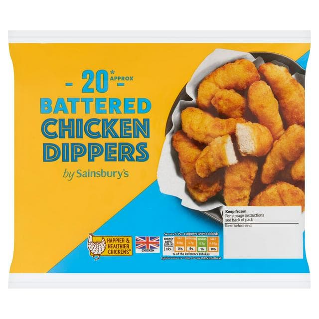 Sainsbury's Chicken Dippers x20 450g - gallery image 1