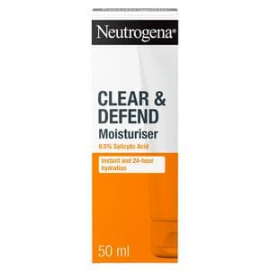Neutrogena Clear & Defend Moisturiser for Spot Prone Skin 50ml