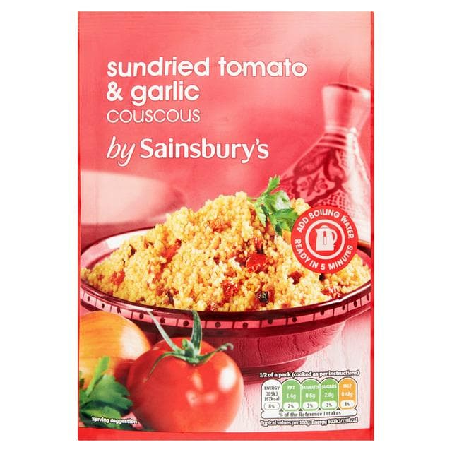 Sainsbury's Sundried Tomato & Garlic Couscous 110g - gallery image 1
