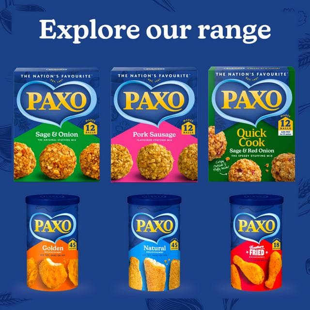 Paxo Gluten Free Sage & Onion Stuffing Mix 150g - gallery image 6