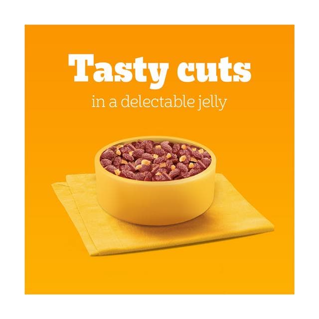 Pedigree Adult Wet Dog Food Pouches Mixed In Jelly Mega Pack 40x100g - gallery image 6