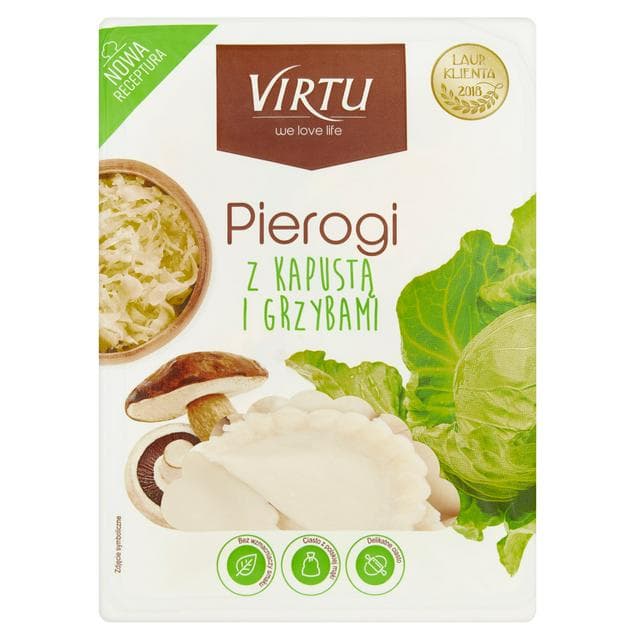 Virtu Pierogi Z Kapusta I Grzybami 400g - gallery image 1