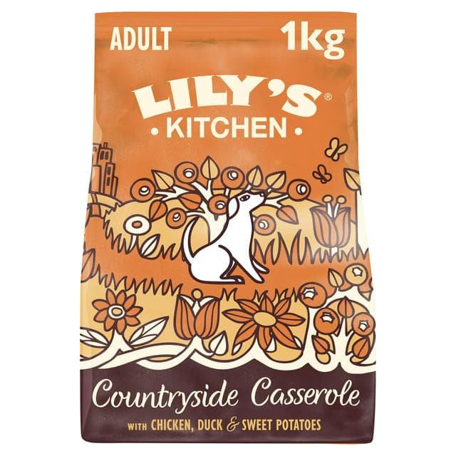 Lily's Kitchen Chicken & Duck Countryside Casserole Complete Adult Dry Dog Food 1kg - gallery image 1