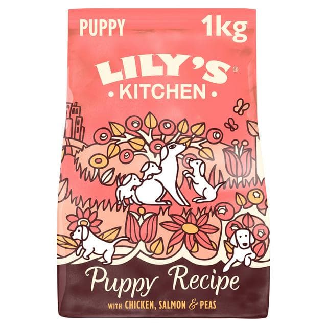 Lily's Kitchen Proper Food for Dogs Complete Nutrition Puppy Chicken & Scottish Salmon 1kg - gallery image 1