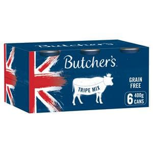Butcher's Tripe Dog Food Tins 6x400g