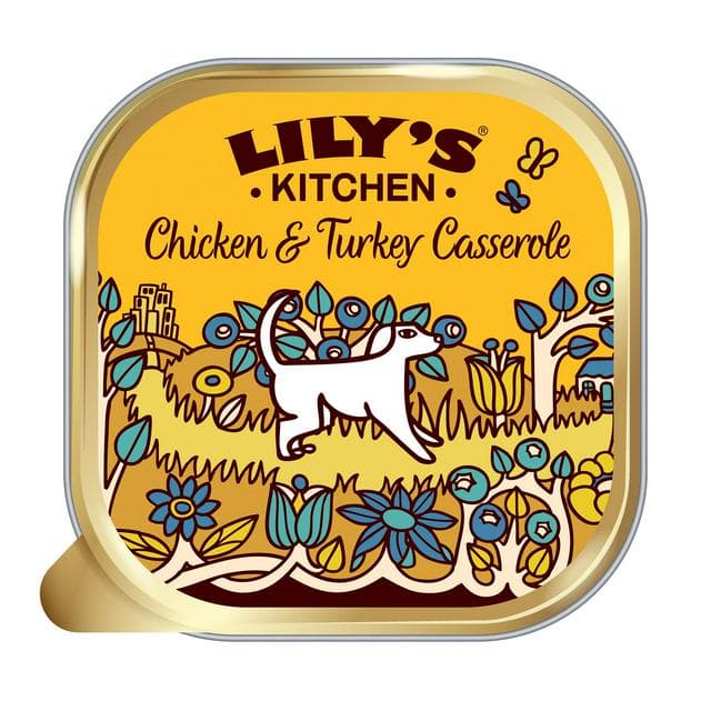 Lily's Kitchen Chicken & Turkey Casserole Adult Wet Dog Food 150g - gallery image 1