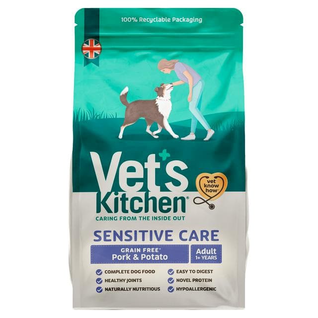 Vet's Kitchen Adult Sensitive Grain-Free Pork & Potato 2.2kg - gallery image 1