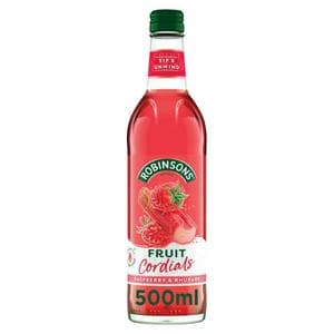 Robinsons Raspberry, Rhubarb & Orange Blossom Fruit Cordial 500ml