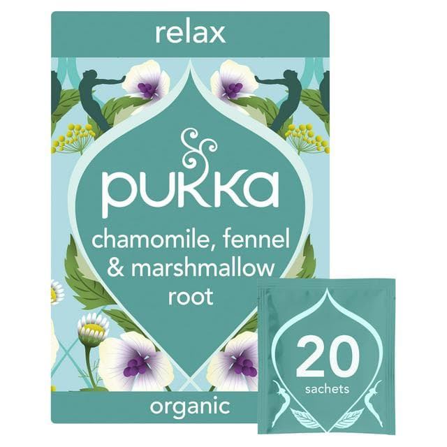 Pukka Organic Relax Tea With Chamomile Home Compostable Herbal Tea Bags x20 - gallery image 1