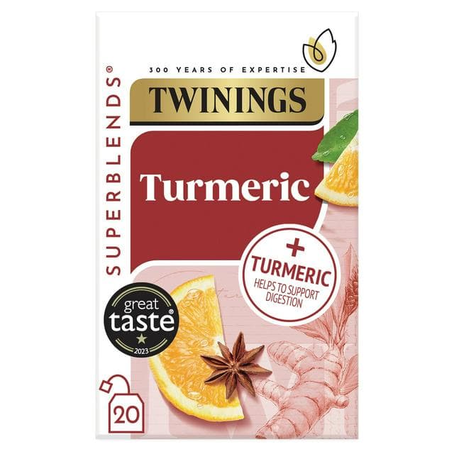 Twinings Superblends Turmeric with Orange & Star Anise, 20 Tea Bags - gallery image 1