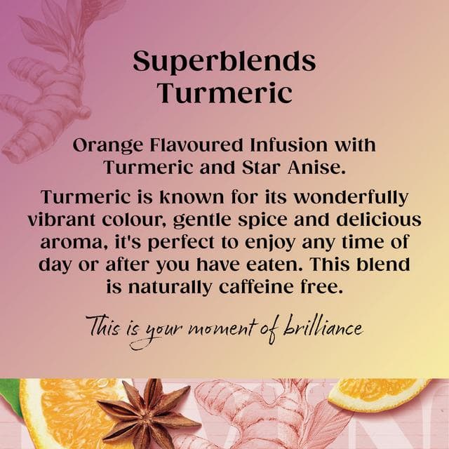 Twinings Superblends Turmeric with Orange & Star Anise, 20 Tea Bags - gallery image 2