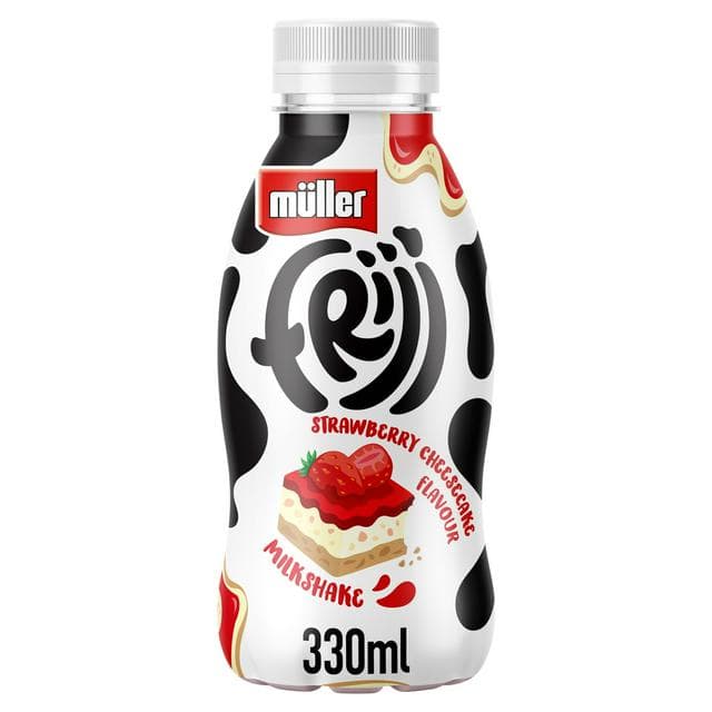 Müller Frijj Strawberry Flavour Milkshake 330ml - gallery image 1