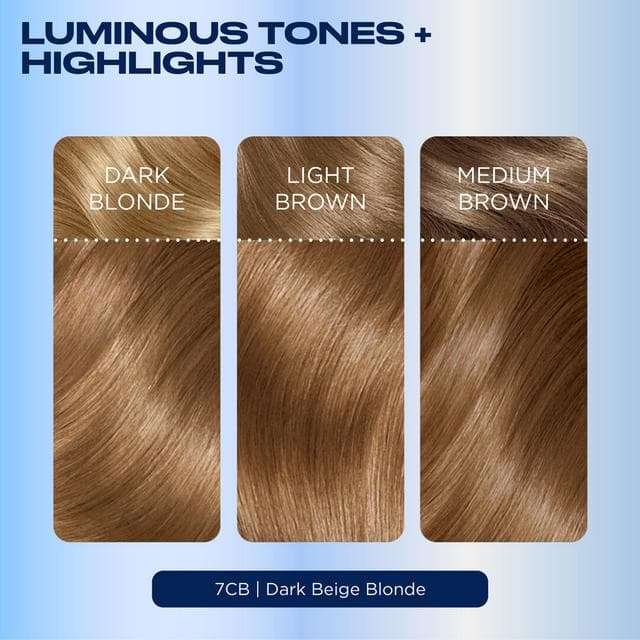 Clairol Nice'N Easy 7CB Dark Beige Blonde Permanent Crème Hair Dye - gallery image 3