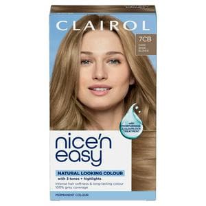 Clairol Nice'N Easy 7CB Dark Beige Blonde Permanent Crème Hair Dye