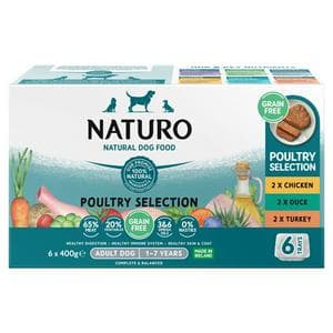 Naturo Adult Dog Food Grain Free 6x400g