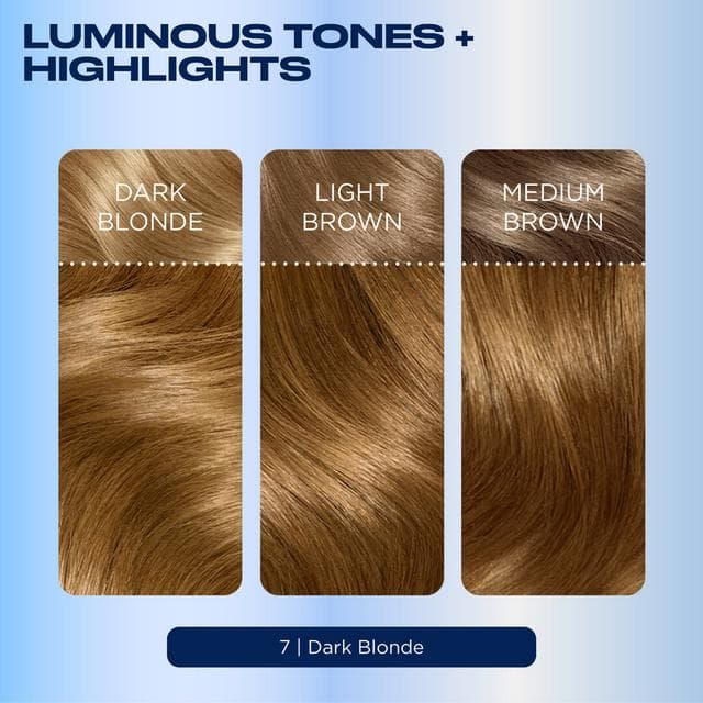 Clairol Nice'N Easy Dark Blonde 7 Permanent Crème Hair Dye - gallery image 3