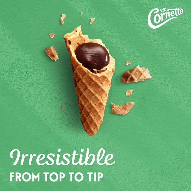 Cornetto Mint Ice Cream Cones 6x90ml - gallery image 2