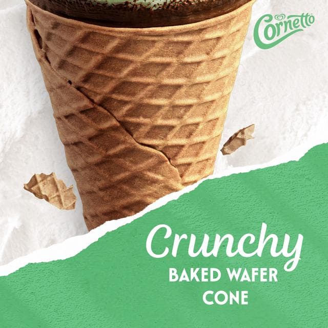 Cornetto Mint Ice Cream Cones 6x90ml - gallery image 4