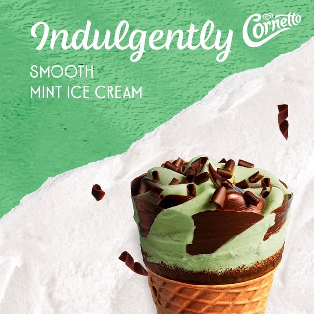 Cornetto Mint Ice Cream Cones 6x90ml - gallery image 6