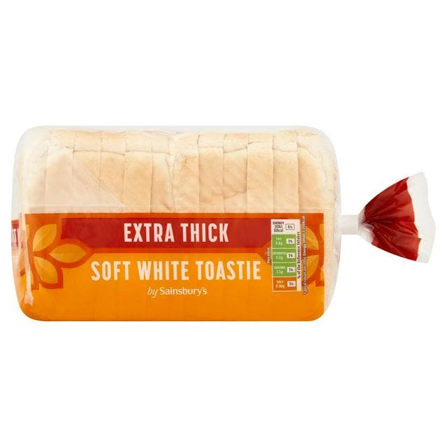 Sainsbury's Toastie Sliced White Bread 400g - gallery image 1