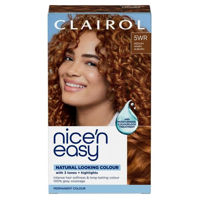 Clairol Nice'N Easy Medium Warm Auburn 5WR Permanent Crème Hair Dye - gallery image 1