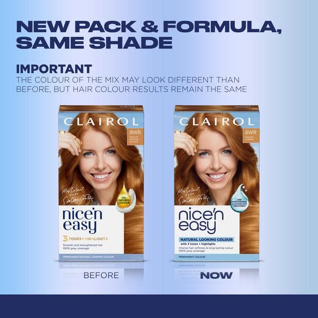 Clairol Nice'N Easy Medium Warm Auburn 5WR Permanent Crème Hair Dye - gallery image 2
