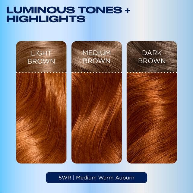 Clairol Nice'N Easy Medium Warm Auburn 5WR Permanent Crème Hair Dye - gallery image 3