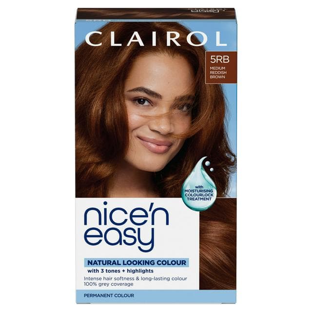 Clairol Nice'N Easy Medium Reddish Brown 5RB Permanent Crème Hair Dye - gallery image 1