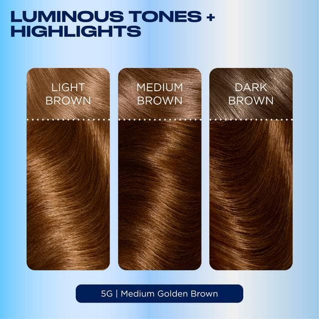 Clairol Nice'N Easy Medium Golden Brown 5G Permanent Crème Hair Dye - gallery image 3