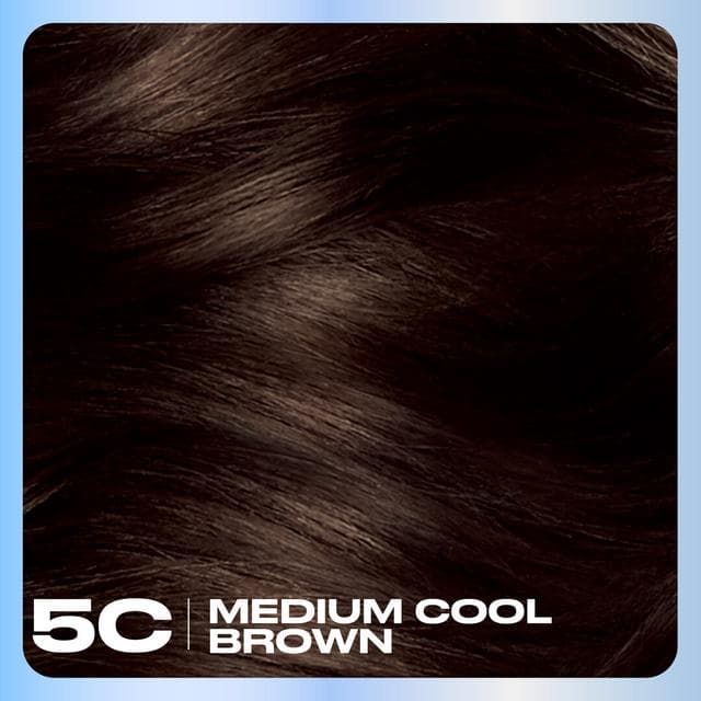 Clairol Nice'N Easy Medium Cool Brown 5C Permanent Crème Hair Dye - gallery image 6