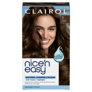 Clairol Nice'N Easy Medium Brown 5 Permanent Crème Hair Dye