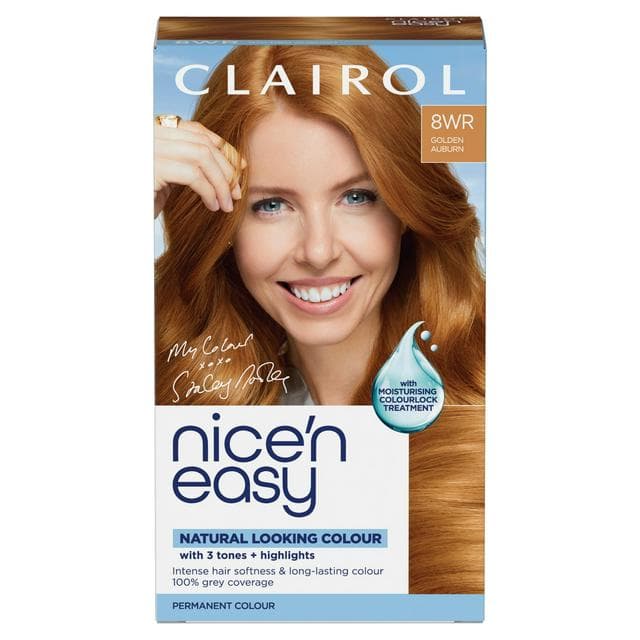 Clairol Nice'N Easy Golden Auburn 8WR Permanent Crème Hair Dye - gallery image 1