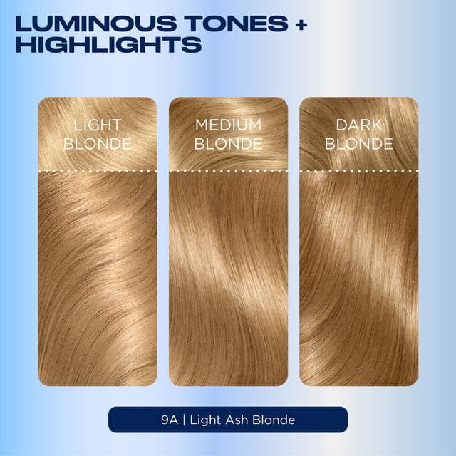 Clairol Nice'N Easy Light Ash Blonde 9A Permanent Crème Hair Dye - gallery image 3