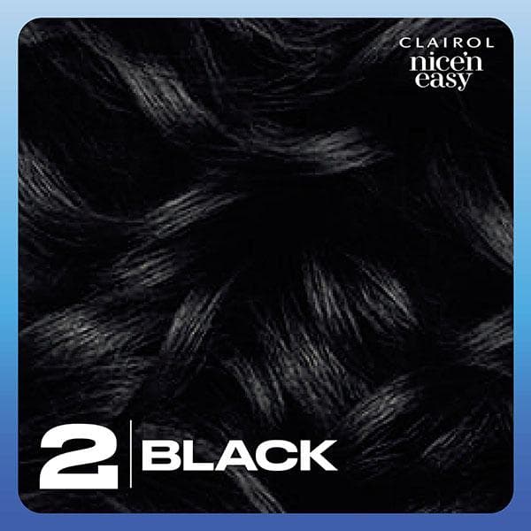 Clairol Nice'N Easy Black 2 Permanent Crème Hair Dye - gallery image 6